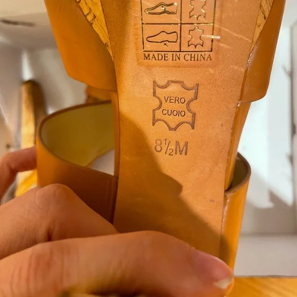 Marchez vous blue women heels size 8.5 - Picture 5 of 5